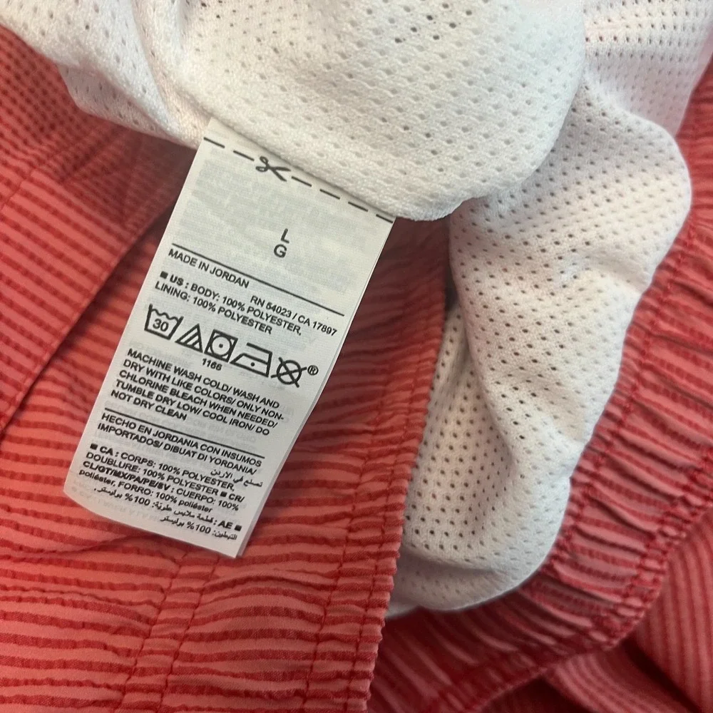 Old Navy Mens Size Large Pink Red Swim Trunks 7